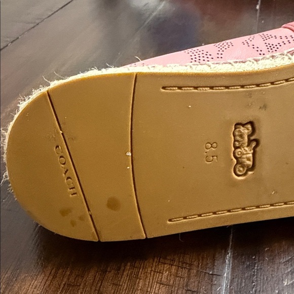 COACH Pink Carson Espadrilles - Picture 6 of 7